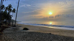 Sonnenuntergang in Afrika